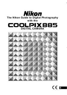 Nikon Coolpix 885 manual. Camera Instructions.